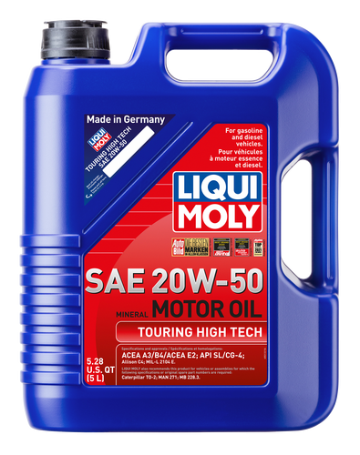 LIQUI MOLY Touring High Tech Motor Oil 20W-50 - 5L