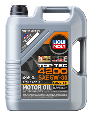 LIQUI MOLY Top Tec 4200 SAE Motor Oil 5W-30 image 2