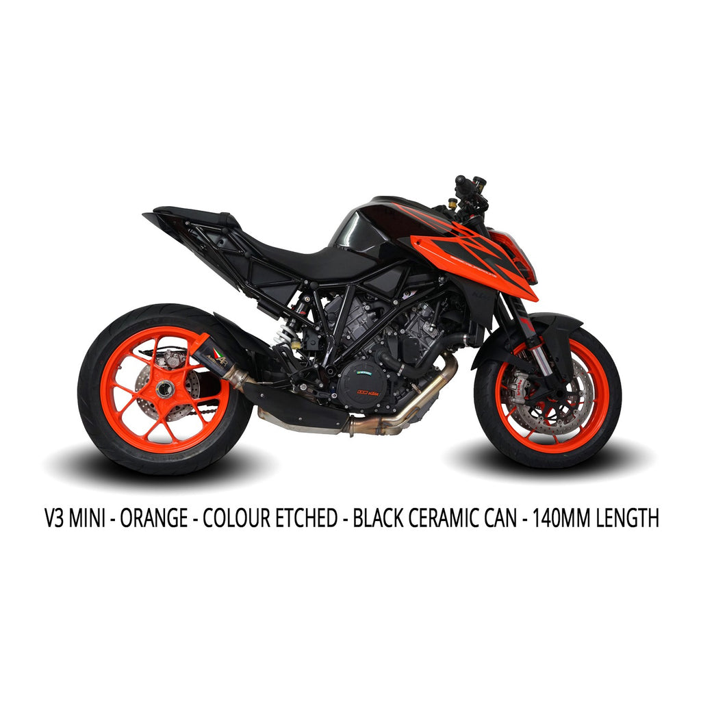 Austin Racing V3 Mini Slip-On for 2014-19 KTM Superduke 1290 R, 2016-23 1290 GT