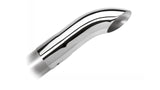 Borla Universal Polished Tip Single Round Turndown/Turnout (inlet 3in. Outlet 3in)