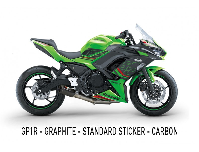 Austin Racing GP1R De-Cat Race Exhaust System for 2017+ Kawasaki Ninja 650, Z650