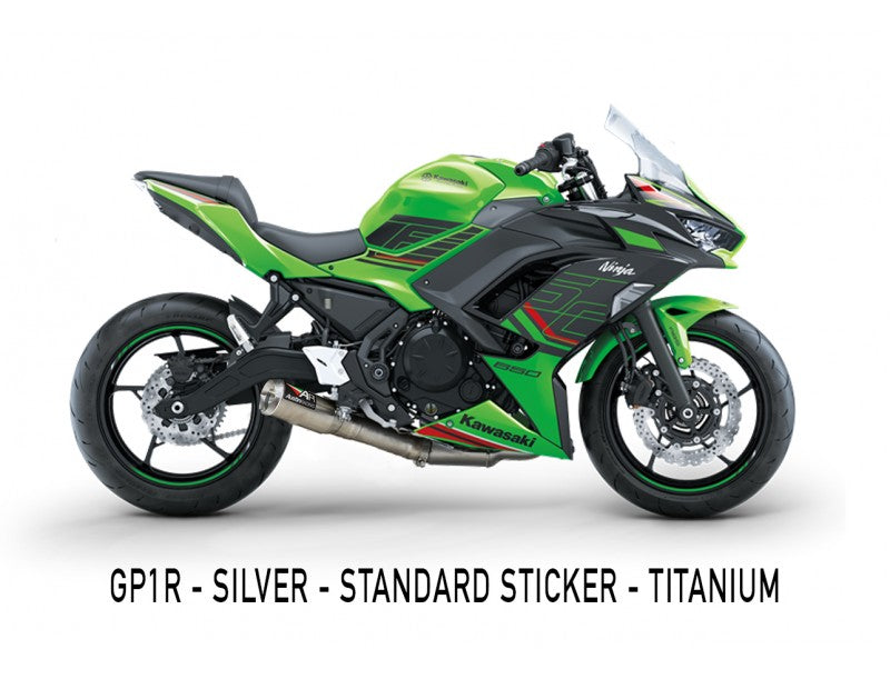 Austin Racing GP1R De-Cat Race Exhaust System for 2017+ Kawasaki Ninja 650, Z650