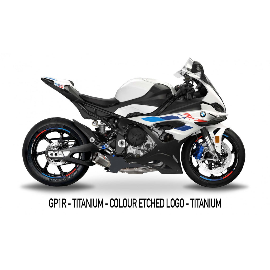 Austin Racing GP3 Lower Full Exhaust with GP1R muffler for 2021+ BMW S1000RR, M1000RR, S1000R, M1000R