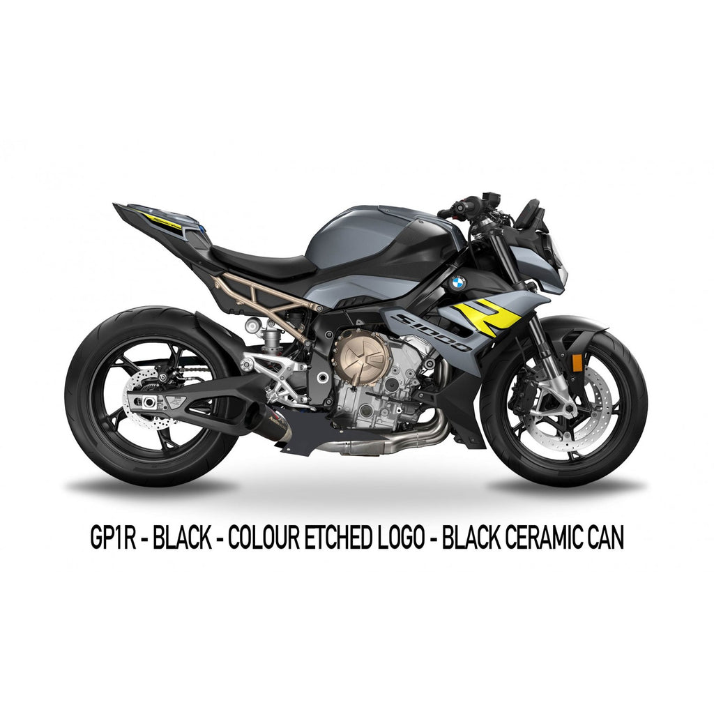 Austin Racing GP3 Lower Full Exhaust with GP1R muffler for 2021+ BMW S1000RR, M1000RR, S1000R, M1000R
