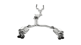 Akrapovic  Evolution Line Cat Back (Titanium) w/ Carbon Tips for Audi S6 (C7)