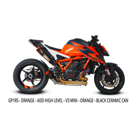 Austin Racing RS2 Full Exhaust with GP1RS slip-on for 2020-24 KTM Superduke 1290 R, RR, Evo