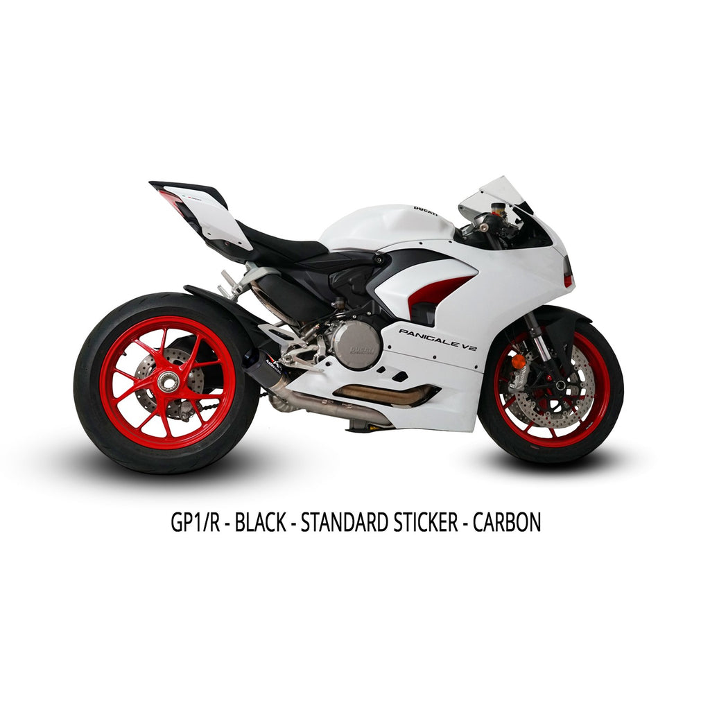 Austin Racing GP1R De-Cat Race Exhaust System for 2020-24 Ducati Panigale & Streetfighter V2