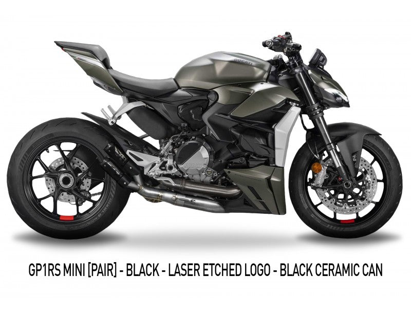 Austin Racing GP2R De-Cat Race Exhaust System for 2020-24 Ducati Panigale & Streetfighter V2