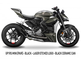 Austin Racing GP1RS Mini De-Cat Race Exhaust System for 2020-24 Ducati Panigale & Streetfighter V2