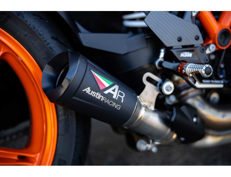 Austin Racing V3 Mini Slip-On for 2014-19 KTM Superduke 1290 R, 2016-23 1290 GT