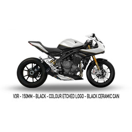 Austin Racing Cat Delete Race Exhaust with V3 Slip On for 2021+ Triumph Speed Triple 1200 RR, RS img