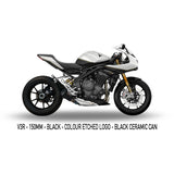 Austin Racing Cat Delete Race Exhaust with V3 Slip On for 2021+ Triumph Speed Triple 1200 RR, RS