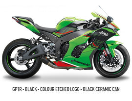 Austin Racing GP3 Low Mount De-Cat Exhaust with GP1R Muffler for 2020+ Kawasaki ZX10R, ZX10RR