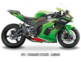 Austin Racing GP3 Low Exhaust with GP2R Muffler for 2020+ Kawasaki ZX10R, ZX10RR