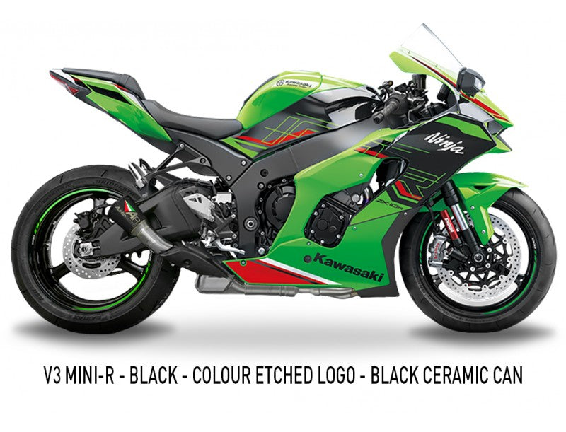 Austin Racing V3 Mini Slip On System for 2020+ Kawasaki ZX10R, ZX10RR