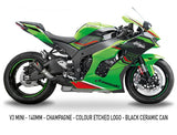 Austin Racing V3 Mini Slip On System for 2020+ Kawasaki ZX10R, ZX10RR