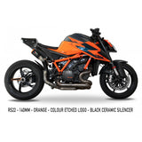 Austin Racing RS22 Underseat Slip-On Exhaust for 2020-24 KTM Superduke 1290 R, RR, Evo