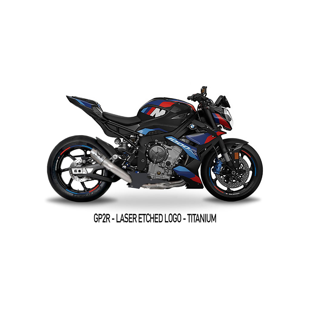 Austin Racing GP2R De-Cat Exhaust for 2021+ BMW S1000RR, M1000RR, S1000R, M1000R