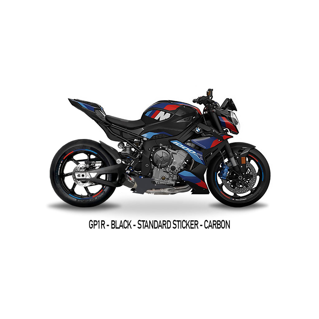 Austin Racing GP3 Lower Full Exhaust with GP1R muffler for 2021+ BMW S1000RR, M1000RR, S1000R, M1000R
