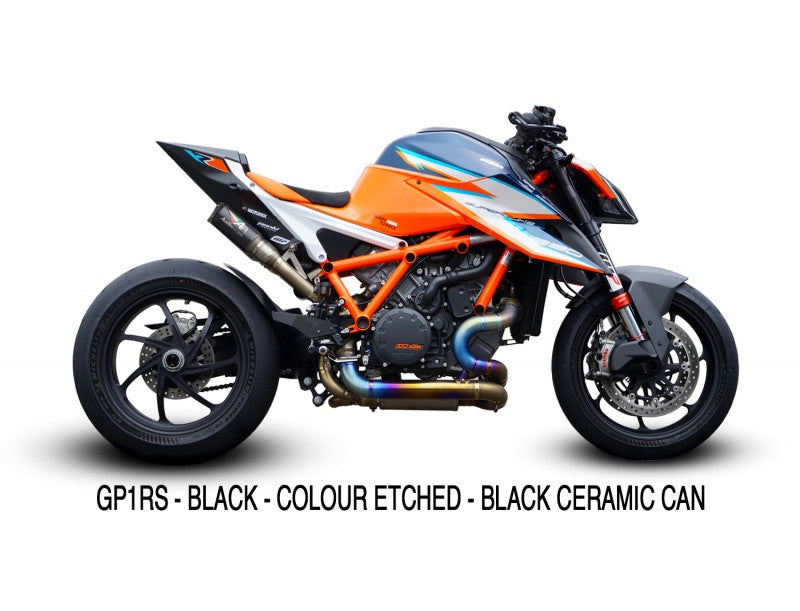 Austin Racing RS22 Full Exhaust with GP1RS slip-on for 2020-24 KTM Superduke 1290 R, RR, Evo