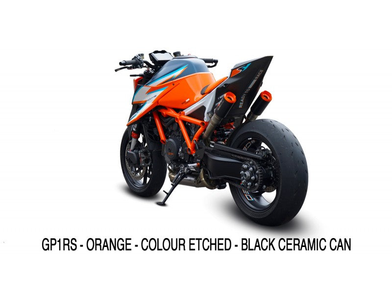 Austin Racing RS22 Full Exhaust with GP1RS slip-on for 2020-24 KTM Superduke 1290 R, RR, Evo