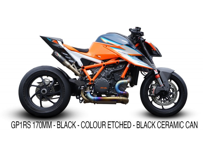 Austin Racing RS22 Full Exhaust with GP1RS slip-on for 2020-24 KTM Superduke 1290 R, RR, Evo