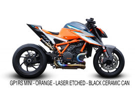 Austin Racing RS22 Full Exhaust with GP1RS Mini slip-on for 2020-24 KTM Superduke 1290 R, RR, Evo
