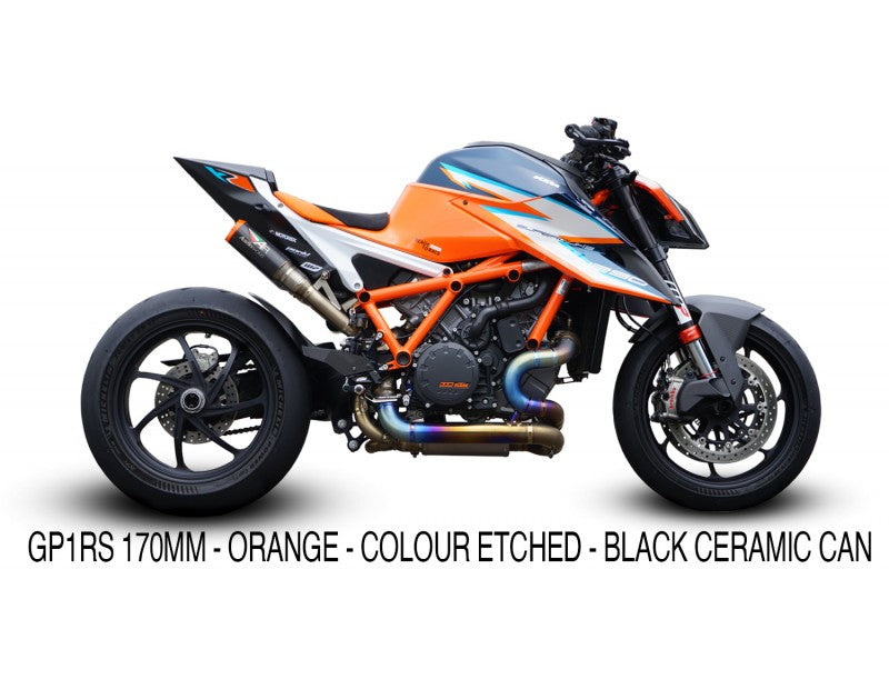Austin Racing RS22 Full Exhaust with GP1RS slip-on for 2020-24 KTM Superduke 1290 R, RR, Evo