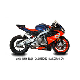 Austin Racing V3 DB Compliant Exhaust for 2021+ Aprilia RS660, Tuono 660