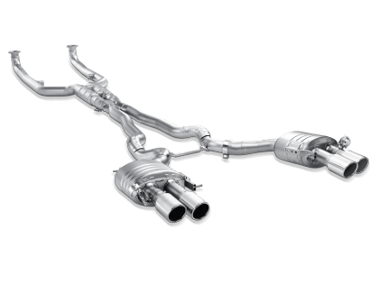 Akrapovic Evolution Line Cat Back (Titanium) Titanium Tips for 2011-17 BMW M5