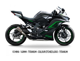 Austin Racing V3 Slip On System for 2023+ Kawasaki Ninja ZX-25R