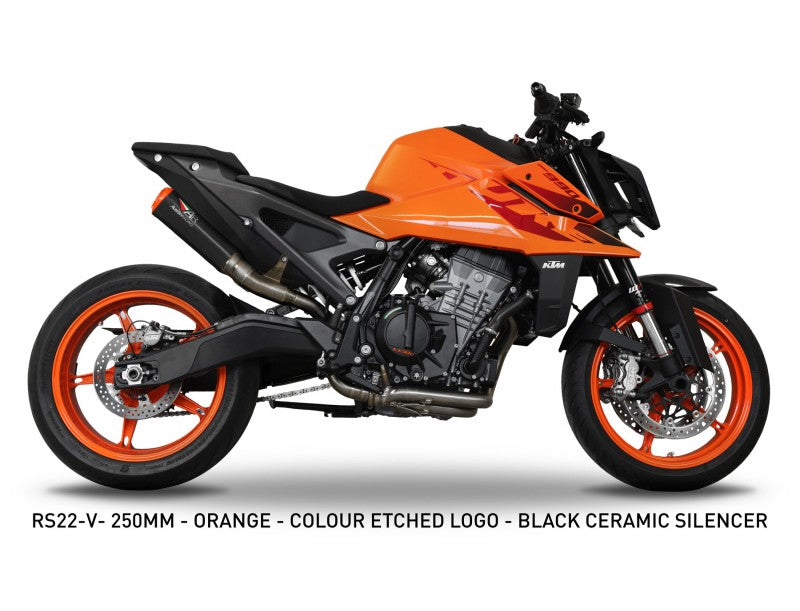 Austin Racing RS22 Underseat Decat Race exhaust for 2023+ KTM Duke 990, R