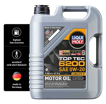 Liqui Moly 5L Top Tec 6200 Motor Oil 0W-20 for car img4
