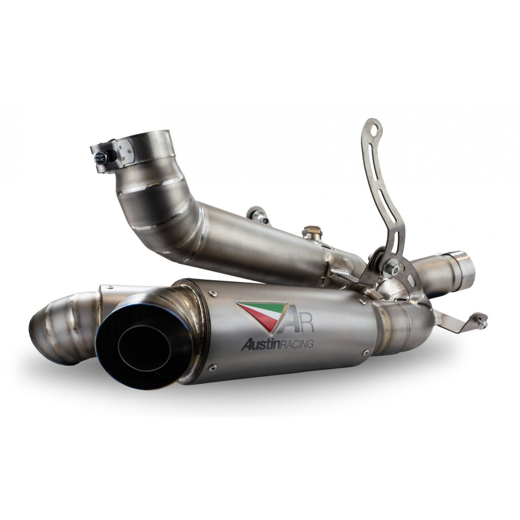 Austin Racing GP3 De-Cat Exhaust System with V4 Slip On for 2025+ Ducati Panigale V4, V4S img2