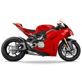 Austin Racing GP3 De-Cat Exhaust System with V4 Slip On for 2025+ Ducati Panigale V4, V4S img