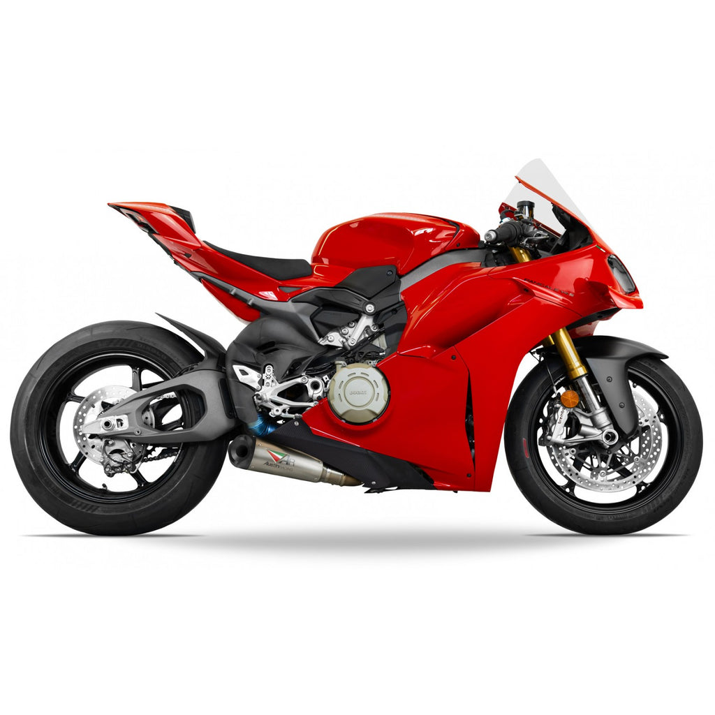 Austin Racing GP3 De-Cat Exhaust System with V3 Mini Slip On for 2025+ Ducati Panigale V4, V4S img 2