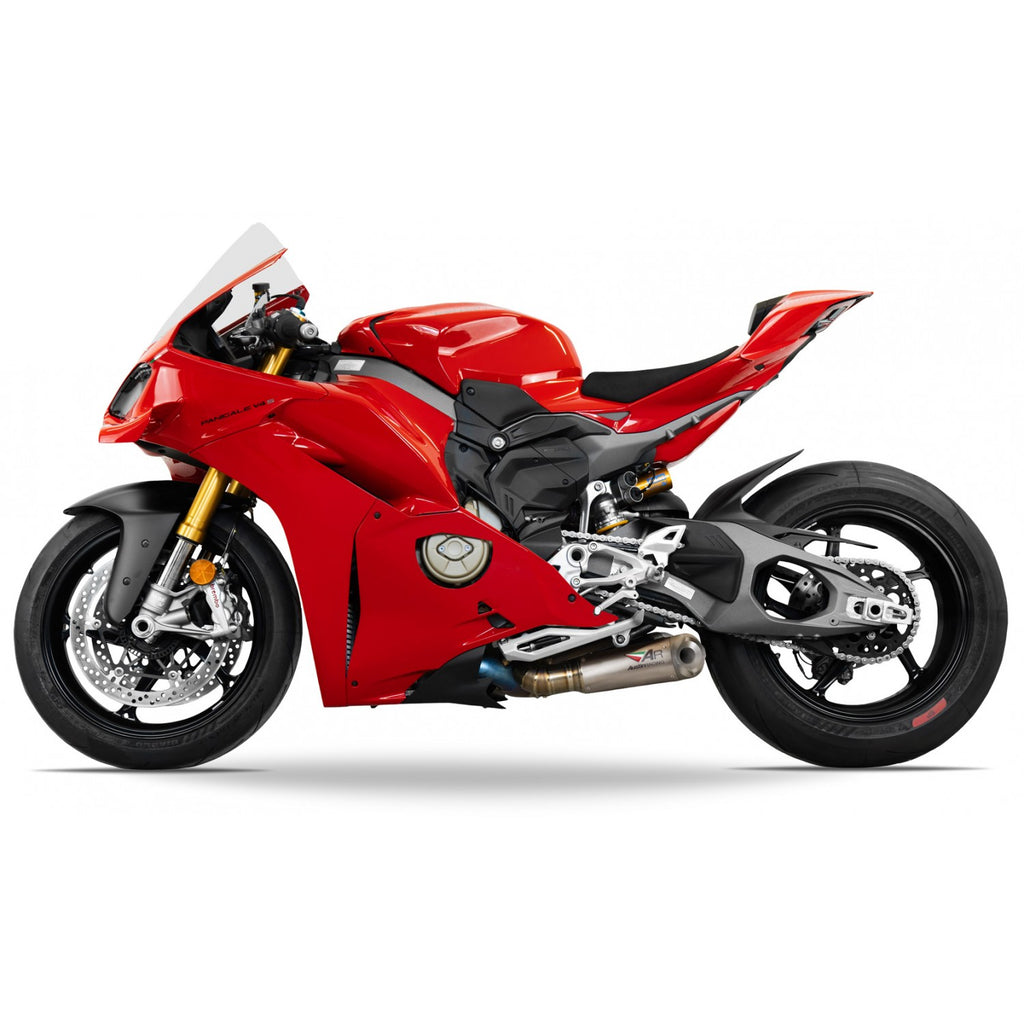 Austin Racing GP3 De-Cat Exhaust System with V3 Mini Slip On for 2025+ Ducati Panigale V4, V4S img5
