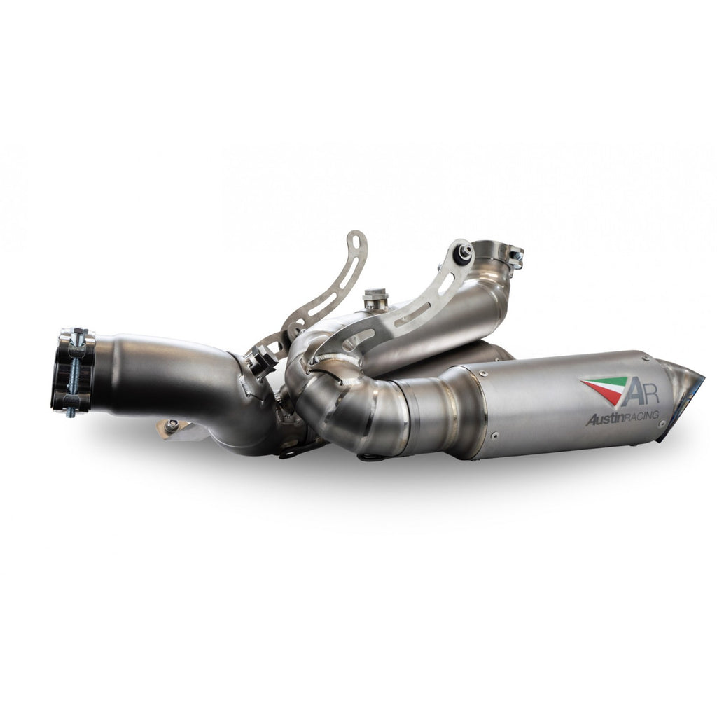 Austin Racing GP3 De-Cat Exhaust System with V4 Slip On for 2025+ Ducati Panigale V4, V4S img3