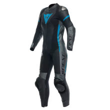 Load image into Gallery viewer, Dainese Grobnik Women&#39;s 1-Piece Motorcycle Perforated Leather Suit img teal