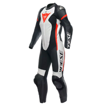 Load image into Gallery viewer, Dainese Grobnik Women&#39;s 1-Piece Motorcycle Perforated Leather Suit img red