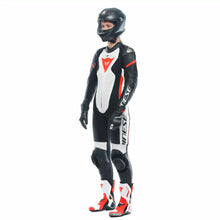Load image into Gallery viewer, Dainese Grobnik Women&#39;s 1-Piece Motorcycle Perforated Leather Suit img red left