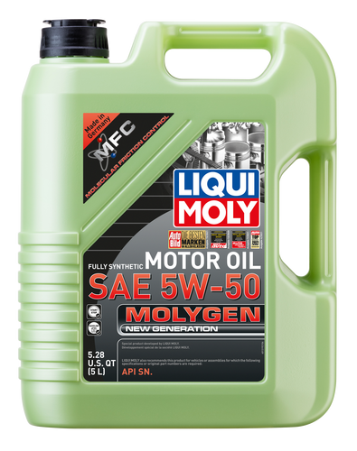 LIQUI MOLY Molygen New Generation Motor Oil 5W-50 - 5L