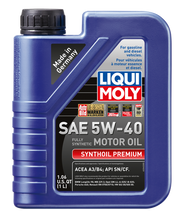 Cargar imagen en el visor de la galería, LIQUI MOLY Synthoil Premium Motor Oil SAE 5W-40 image 1