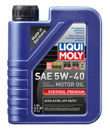 LIQUI MOLY Synthoil Premium Motor Oil SAE 5W-40 image 1
