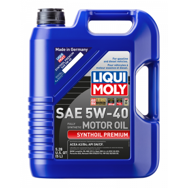 LIQUI MOLY Synthoil Premium Motor Oil SAE 5W-40 image 2