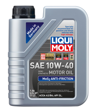 Laden Sie das Bild in den Galerie-Viewer, LIQUI MOLY MoS2 Anti-Friction Motor Oil 10W-40 image 1