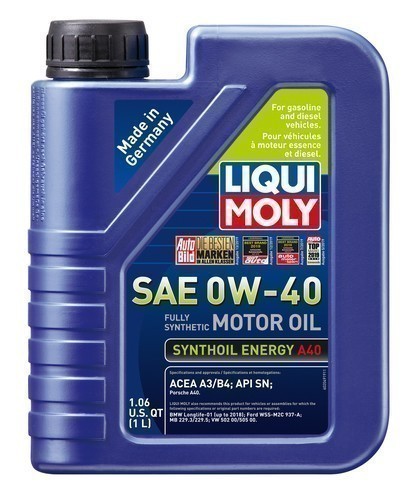 LIQUI MOLY Synthoil Energy A40 Motor Oil SAE 0W-40 image 1