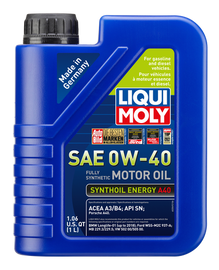 LIQUI MOLY Synthoil Energy A40 Motor Oil SAE 0W-40 image 2