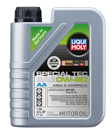 LIQUI MOLY Special Tec AA Motor Oil 0W-20 - 1L image 1