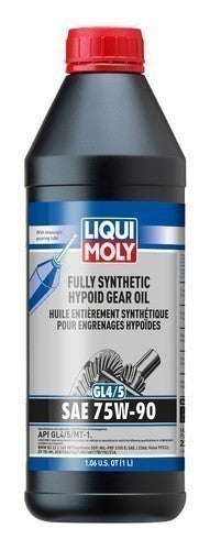 LIQUI MOLY Fully Synthetic Hypoid Gear Oil (GL4/5) 75W-90 - 1L image 1